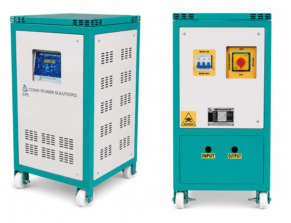 Best Three Phase Air Cooled Servo Stabilizer for Industries